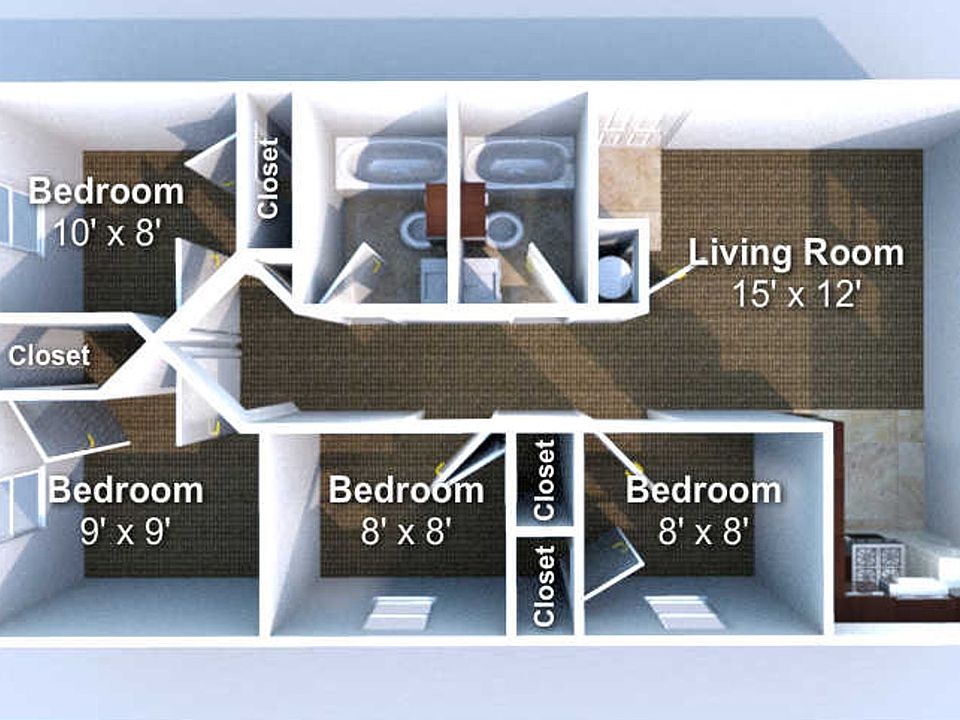 2nd image of 231 Pierce St #4B-2Ba-1010Sqft