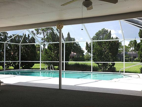 Lanai/Pool on Golf Course