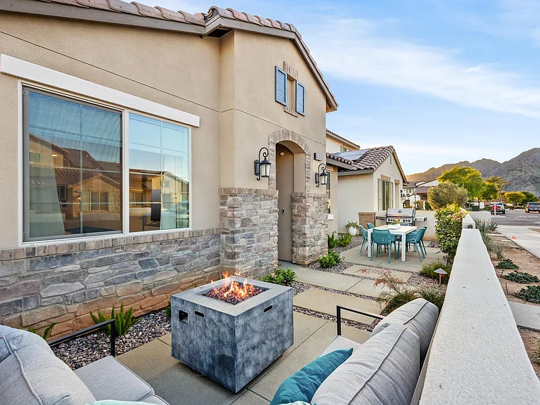 Welcome to Desert Sapphire, a charming 1,562 sq. ft. home featuring 2 bedrooms, 2 baths, and a spacious loft.