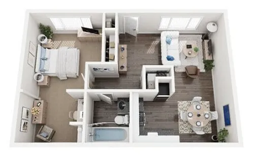 Floor plan The Heights Suite
