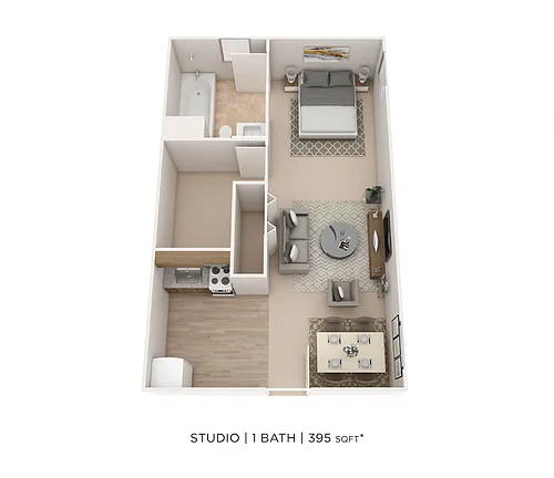 Floor plan Studio