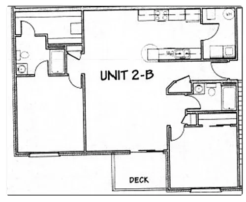Floor plan 7515 - 7 second floor unit