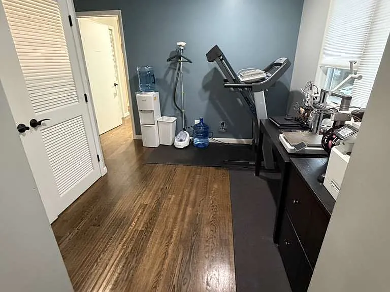 End of hallway -laundry area
