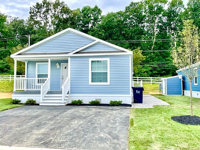 31 White Oak Drive Light Blue Exterior View For Sale