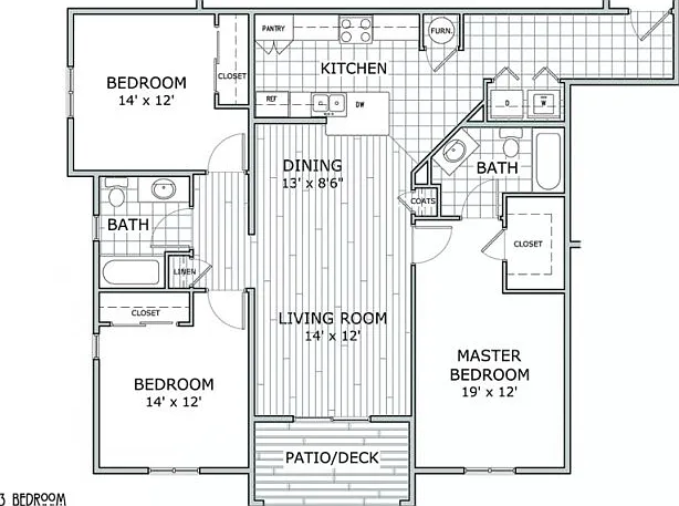 3 Bedroom Apartment 3 Bedroom Apartment