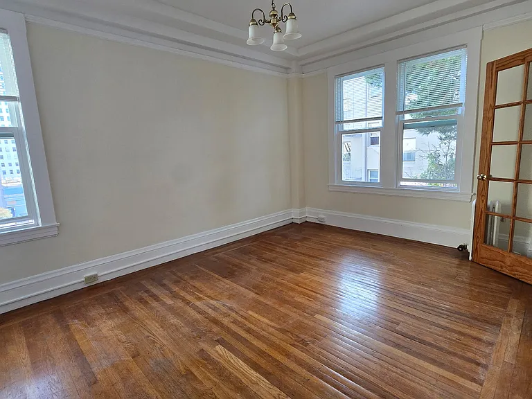 Living room with view of exterior