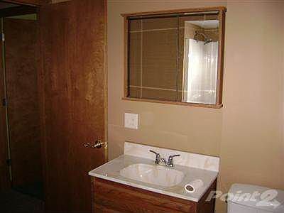 New vanity, stool, medicine cabinet.
