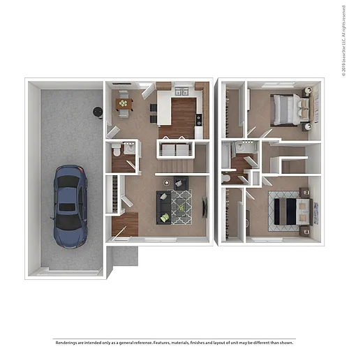 Floor plan 2x1.5 Douglas