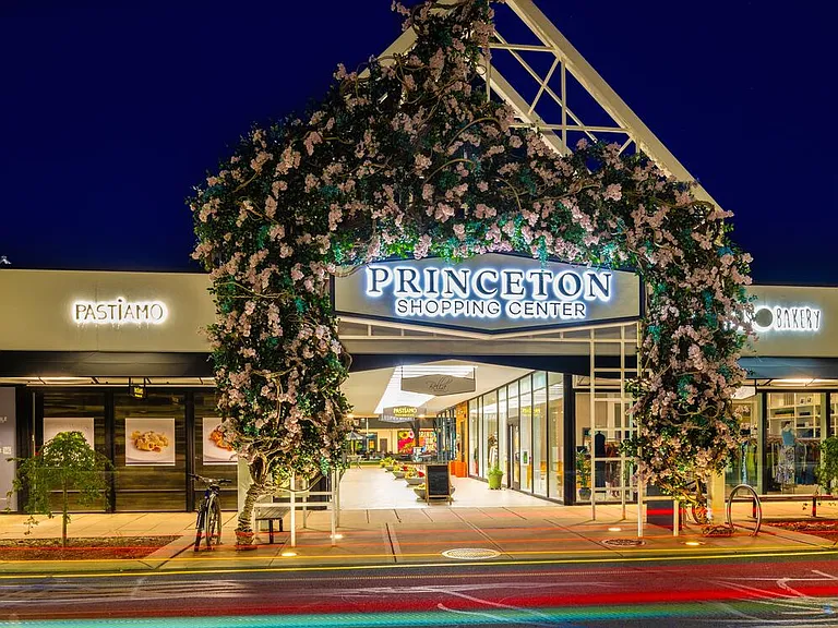 Located next to restaurants, shopping, and entertainment at Princeton Shopping Center