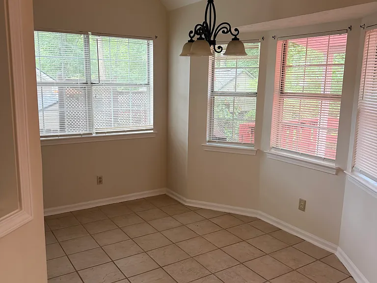 Breakfast nook off kitchen