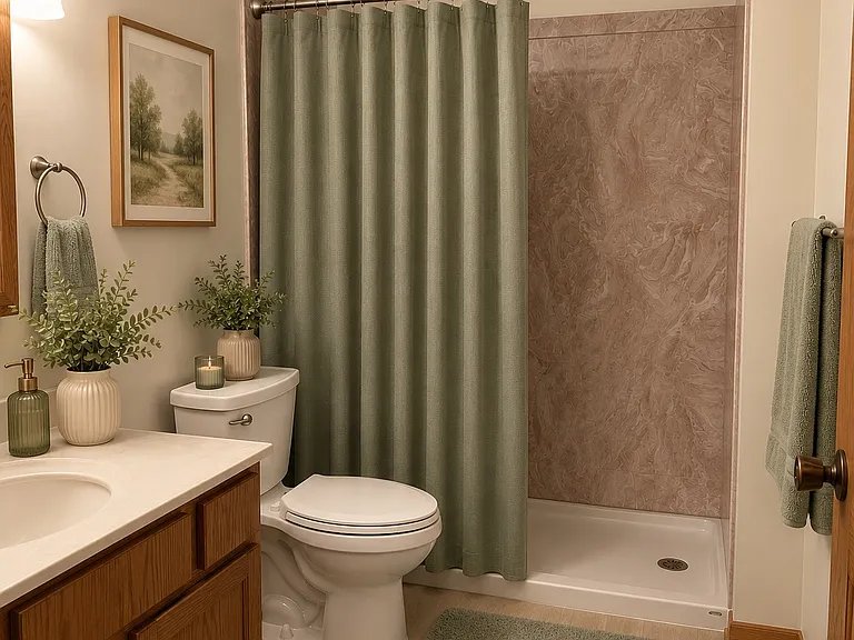 New bath/shower