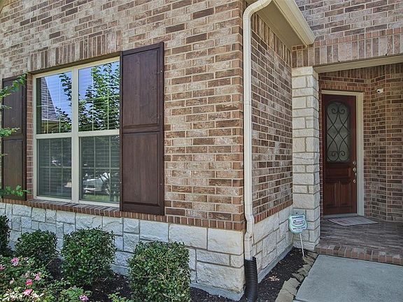 Lovely brick and stone entry.