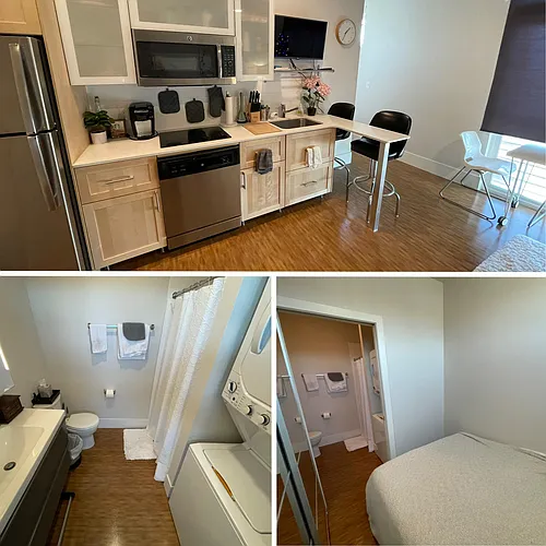 Floor plan 1-bed/studio Hybrid (West Facing)
