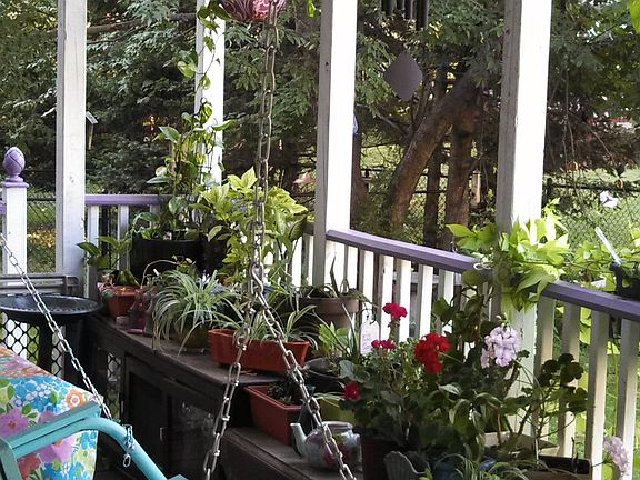 Wraparound porch 