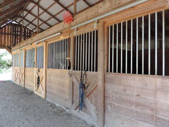 4 stall barn lights water