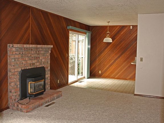 Gas fireplace in family room