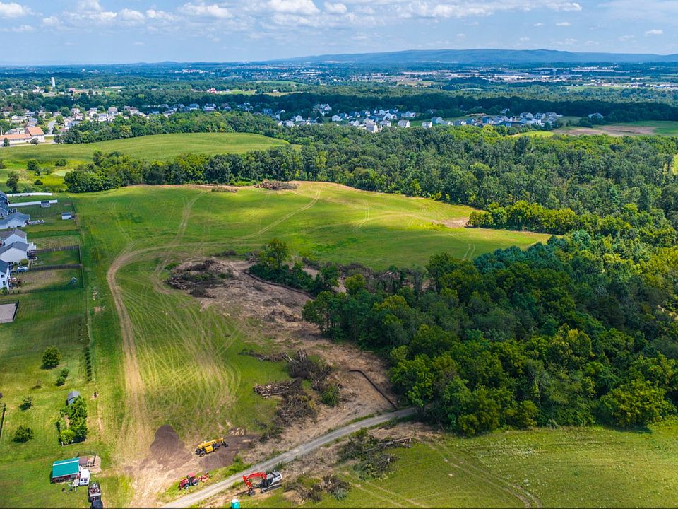Northern view of Spring View Farms Phase 1 pre-development.