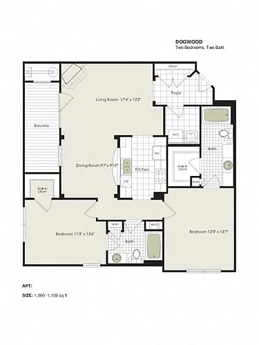 Floor plan Dogwood