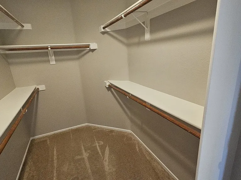 Primary walk-in closet