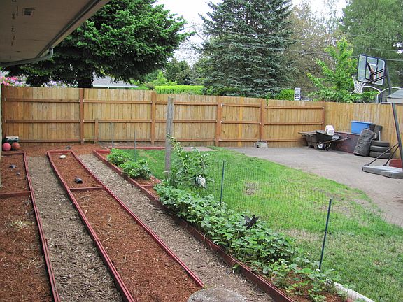 3 Rows of garden space