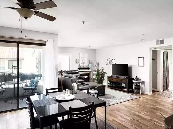 dinning area and adjacent patio