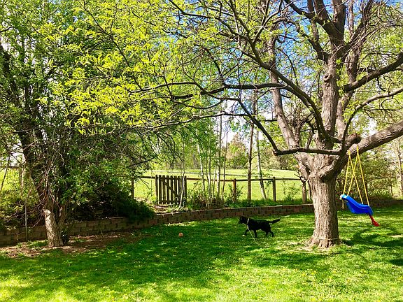 Awesome back yard backing to a park