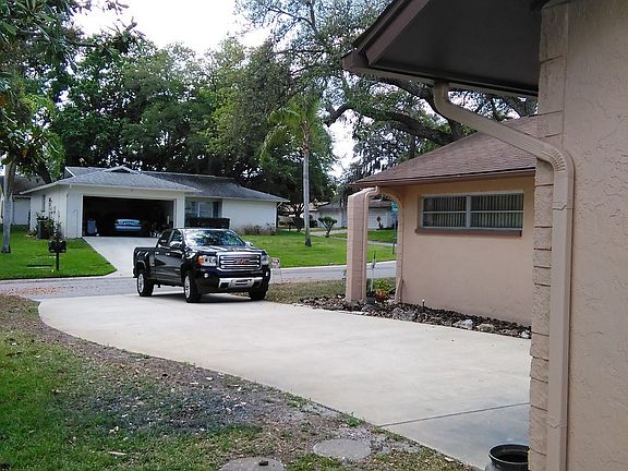 Very long driveway