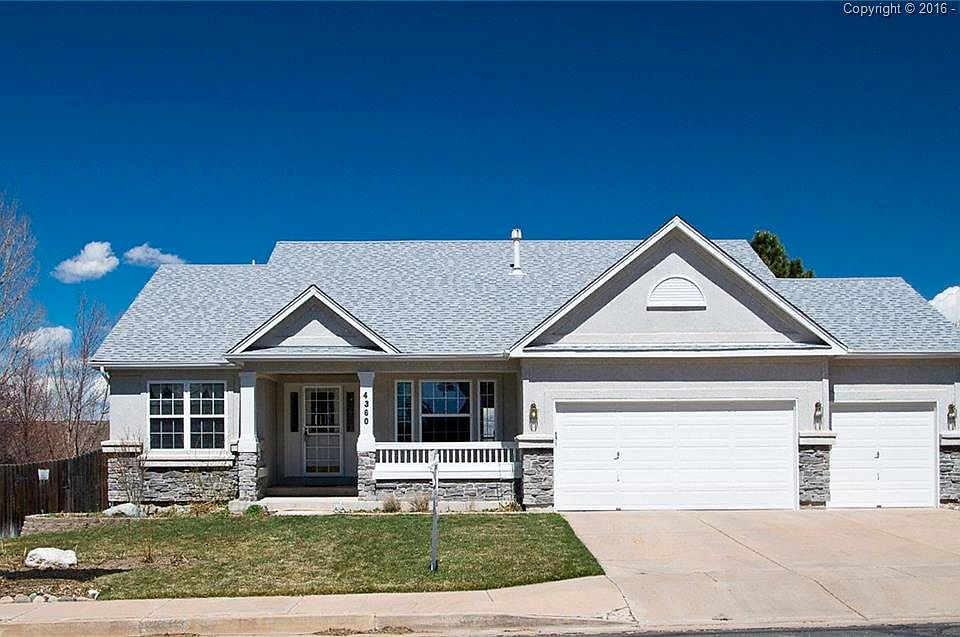 Stucco 3 car garage rancher in The Summit of Vista Mesa with fabulous views near