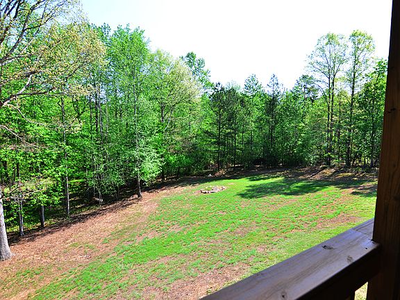 Backyard view from porch