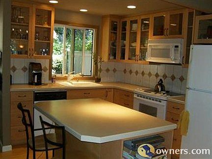 Bright, open kitchen