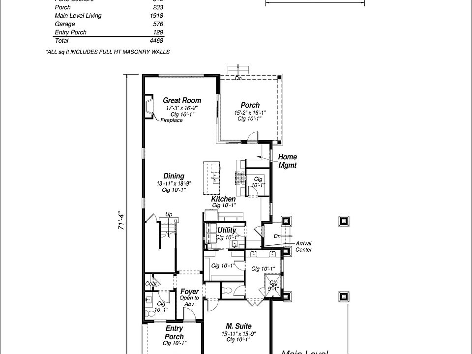 Midwood plan main floor