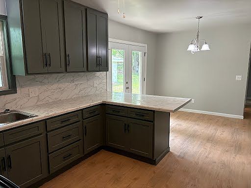 Kitchen, Breakfast Room, & Door to Backyard