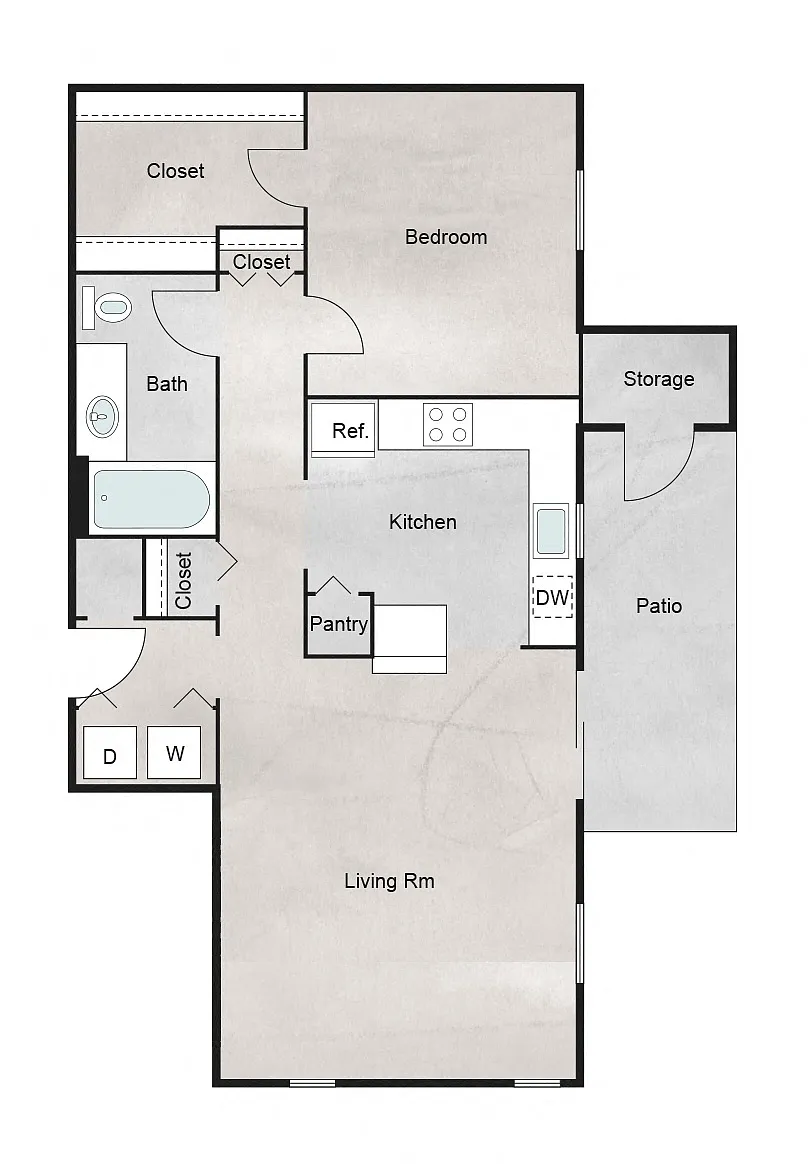 Floor plan Hampshire (Plan E)