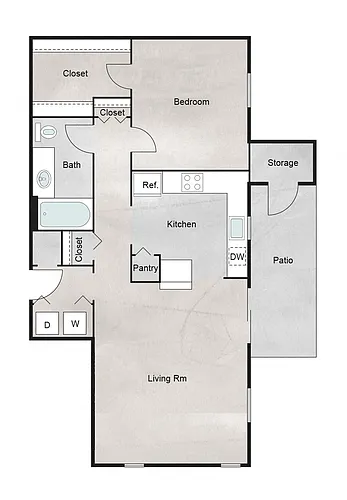 Floor plan Hampshire (Plan E)