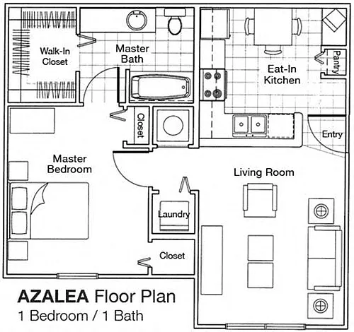 Floor plan 1X1