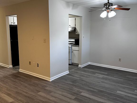 living room and kitchen