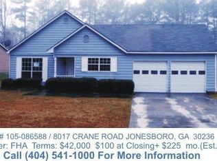 8017 Crane Rd, Jonesboro, GA 30236