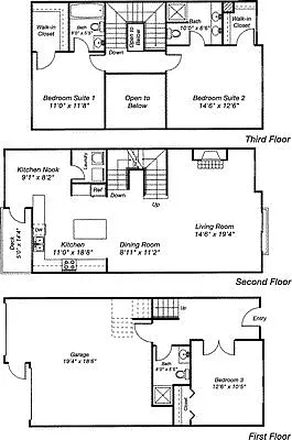 Floor plan Cedar D3TH