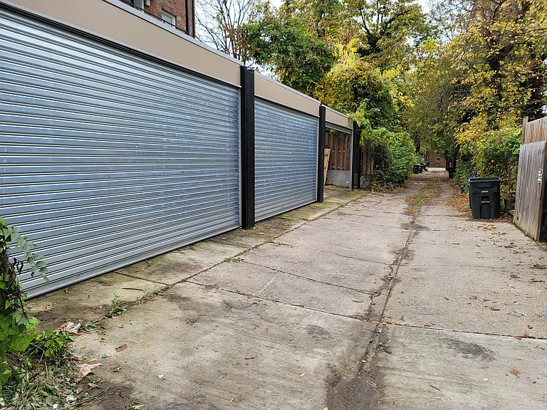 Alley - Garage Door Entrance