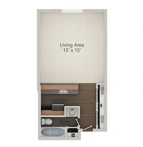 Floor plan Studio