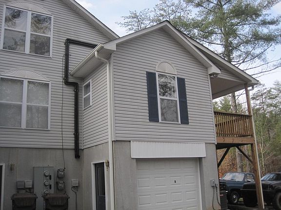 Kitchen window with blue shutters. 
Bedroom window
Apt. C up