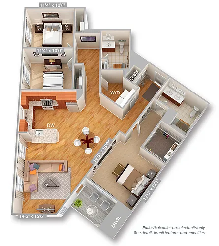 Floor plan C1