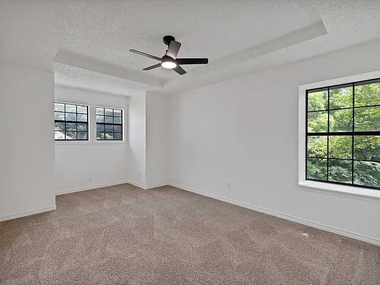 One of three bedrooms upstairs.