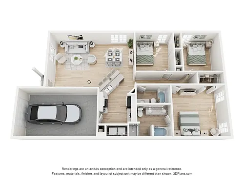 Floor plan The Grove Duplex
