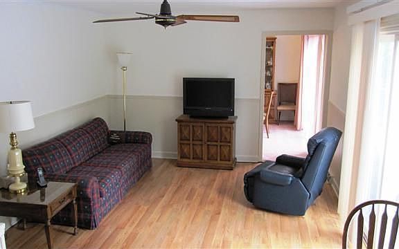 Family room viewed from kitchen
