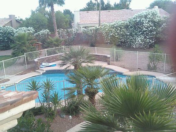 Bacyard view from upper wind