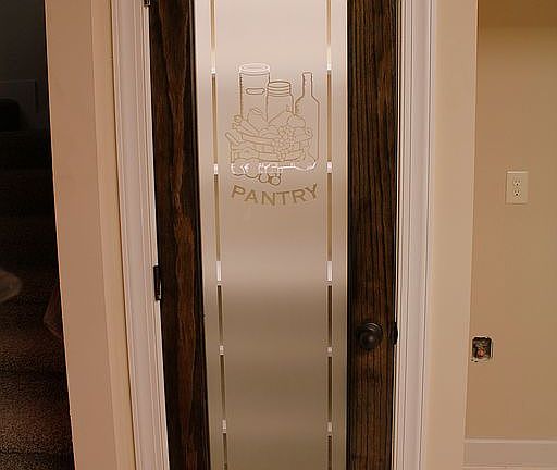 Lg. Pantry w/custom shelves