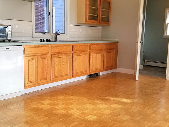 kitchen are looking into full bathroom