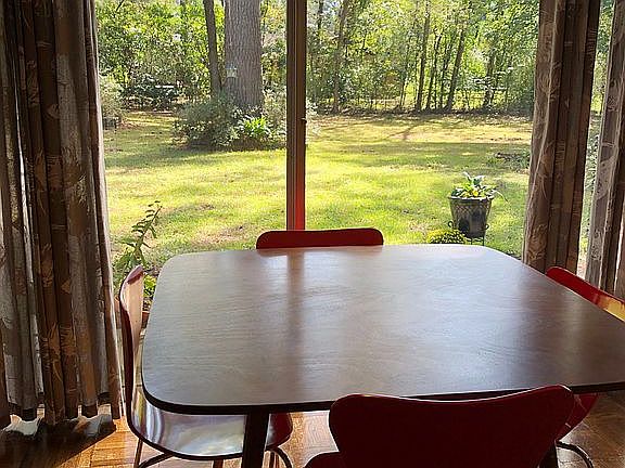 view from breakfast area