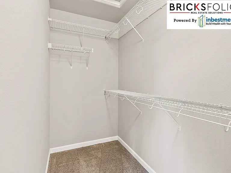 Walk-in closet.
